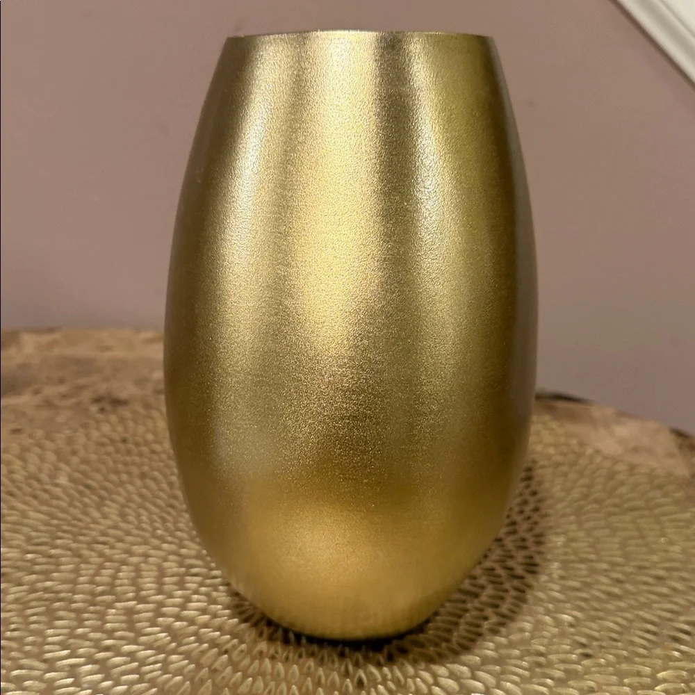 West Elm Organic Metal Vase, Medium